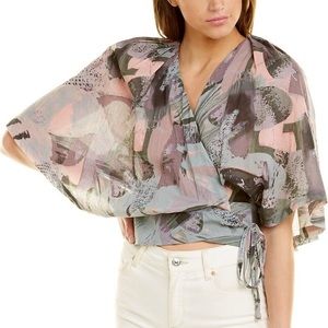 Iro Bernie Wrap Top Size 40